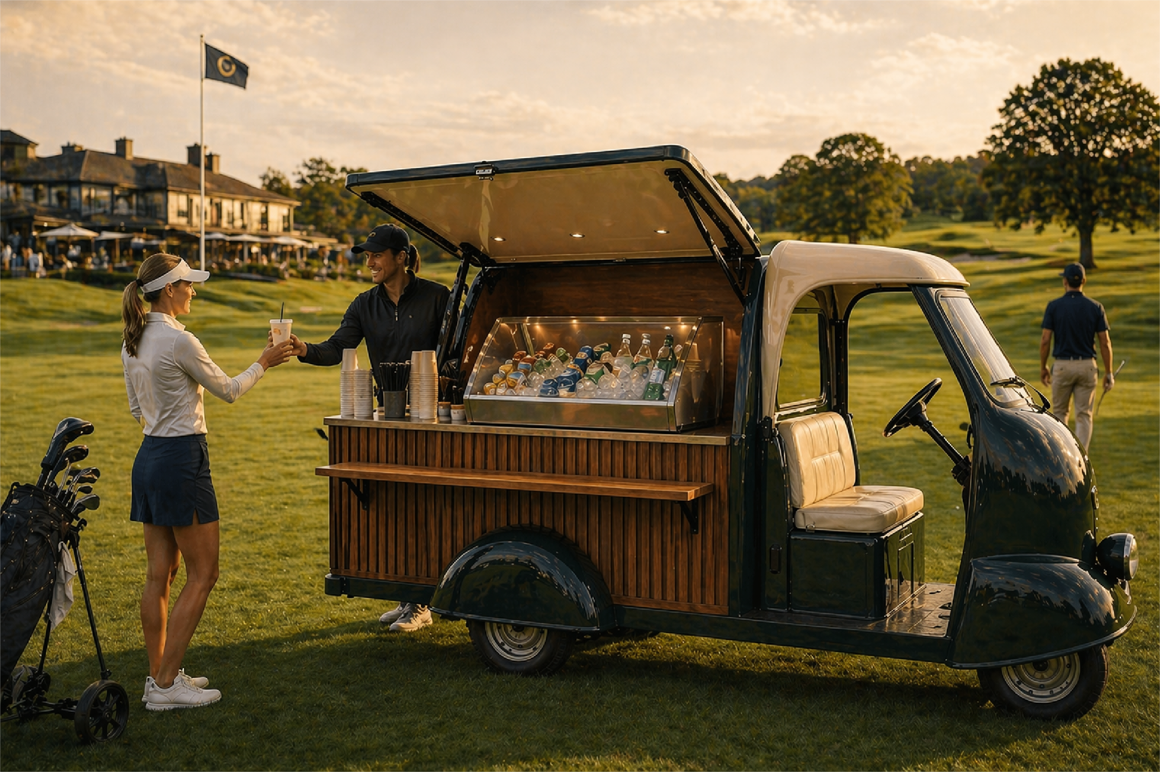 Goodwood roaming golf bar concept